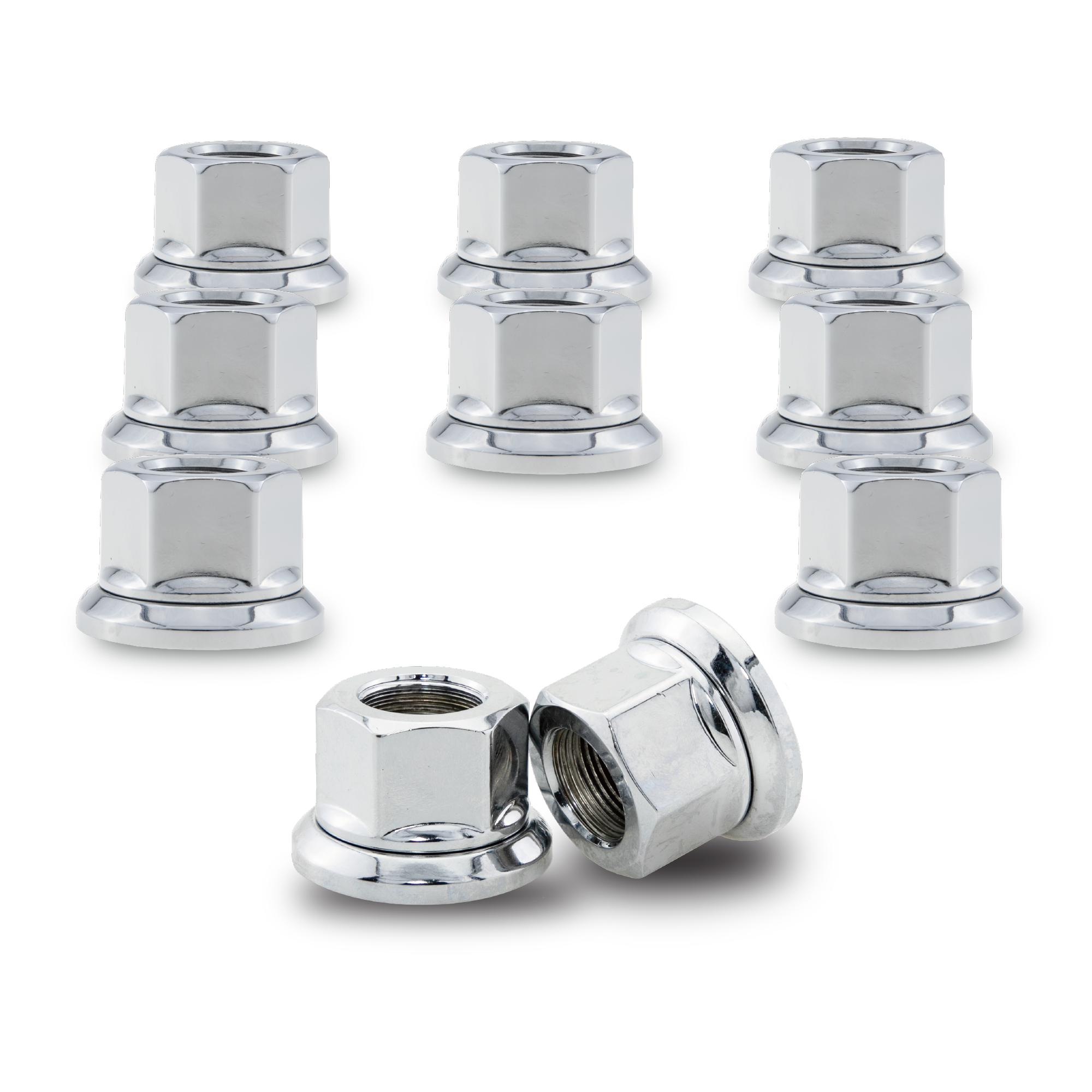 PSGSP Two-Piece Flange Wheel Nuts -M22x1.5-Hex:33mm- Heavy PSGSP Two-Piece Flange Wheel Nuts -M22x1.5-Hex:33mm- Heavy